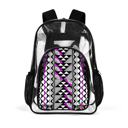 Sun and Rain in Pink Transparent Backpack