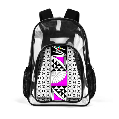 Southwest Sunrise in Pink Transparent Backpack