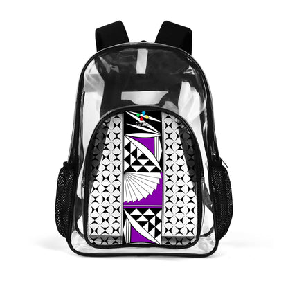 Southwest Sunrise in Purple Transparent Backpack