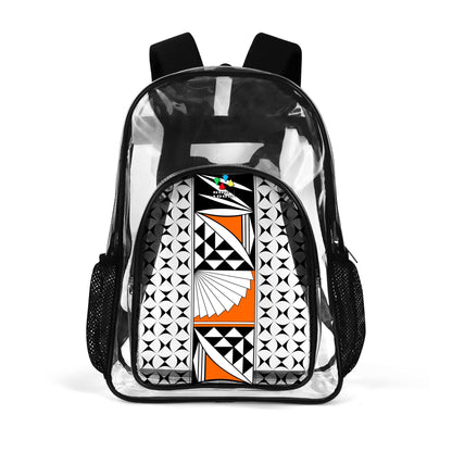 Southwest Sunrise in Orange Transparent Backpack