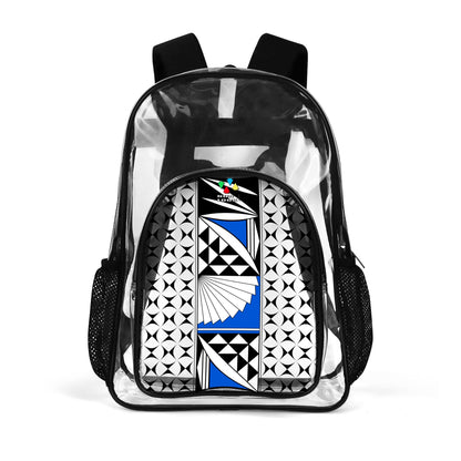 Southwest Sunrise in Blue Transparent Backpack