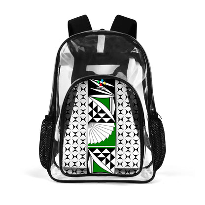 Southwest Sunrise in Green Transparent Backpack