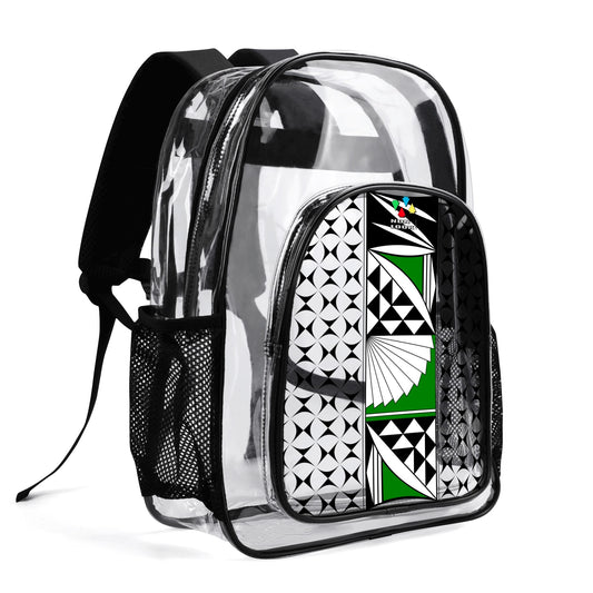 Southwest Sunrise in Green Transparent Backpack