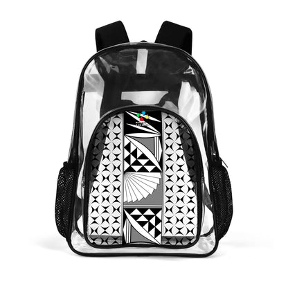 Southwest Sunrise in Gray Transparent Backpack