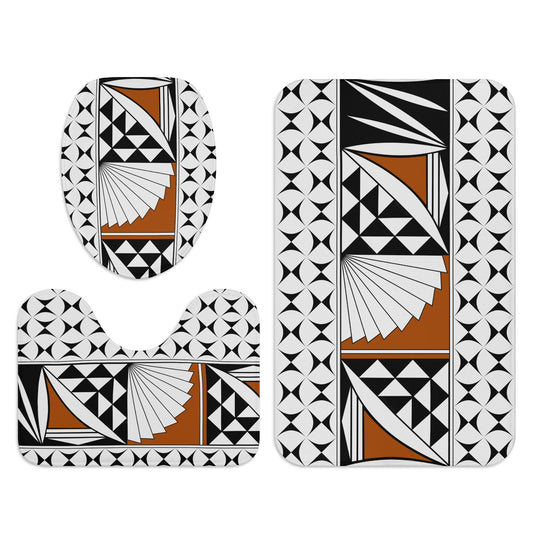 Southwest Sunrise in Rust Bath Rug Set