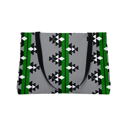 Native Stories in Green Weekender Tote Bag