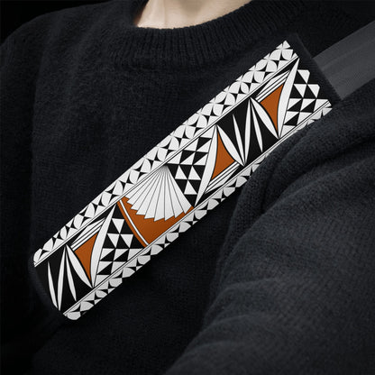 Southwest Sunrise in Rust Seat Belt Cover