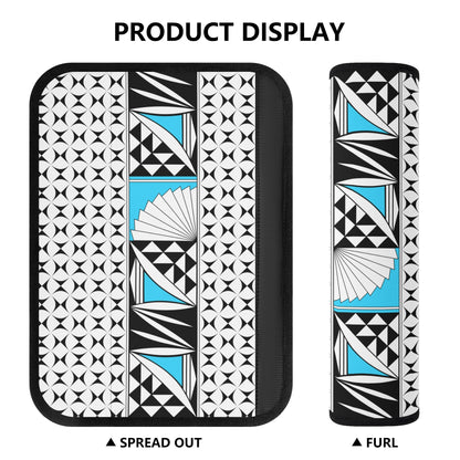 Southwest Sunrise in Turquoise Seat Belt Cover