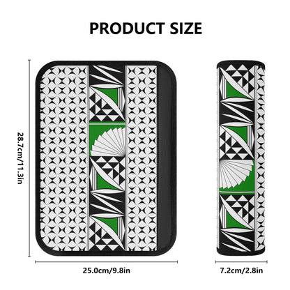 Southwest Sunrise in Green Seat Belt Cover