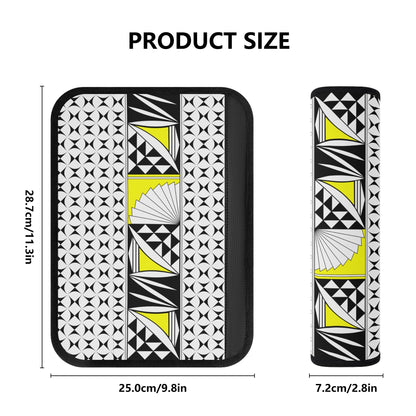 Southwest Sunrise in Yellow Seat Belt Cover