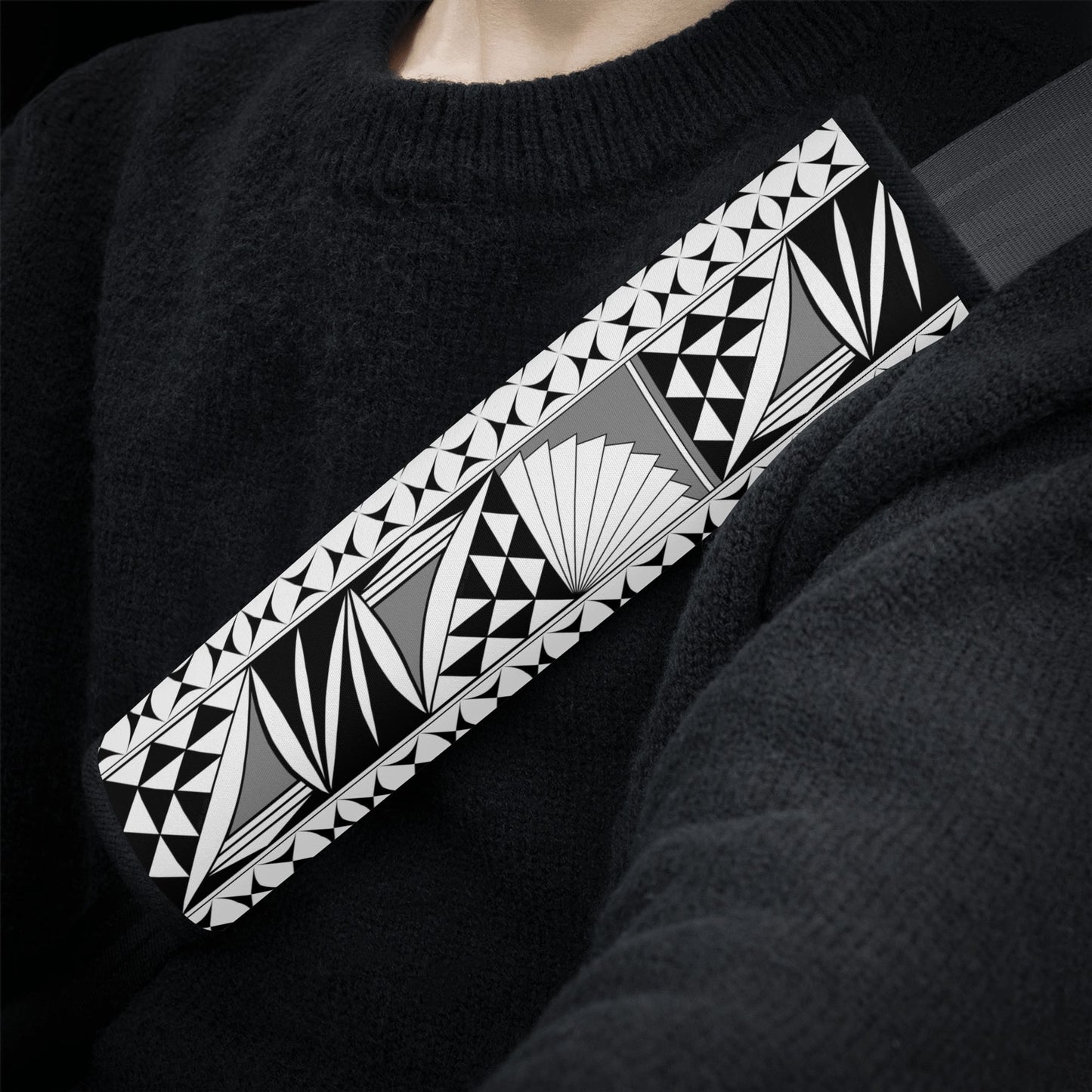 Southwest Sunrise in Gray Seat Belt Cover