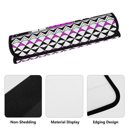 Feather Blessings in Pink Seat Belt Cover