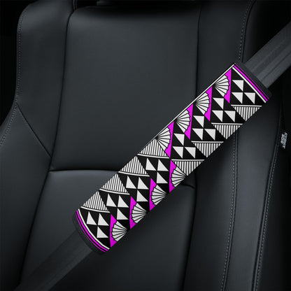 Sun and Rain in Pink Seat Belt Cover