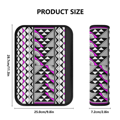 Sun and Rain in Pink Seat Belt Cover