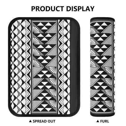 Sun and Rain in Gray Seat Belt Cover