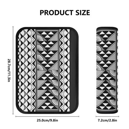 Sun and Rain in Gray Seat Belt Cover