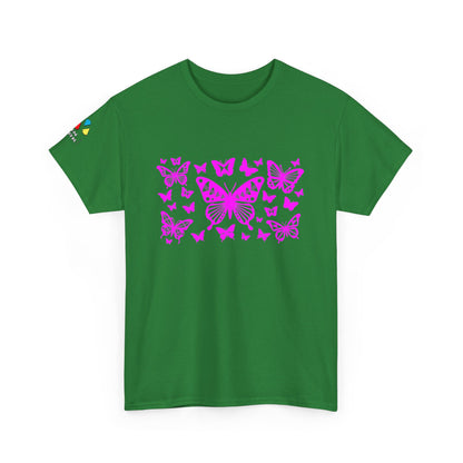Butterfly Dance in Pink Gildan Unisex Tee