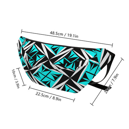 Sacred Winds in Turquoise Fanny Pack