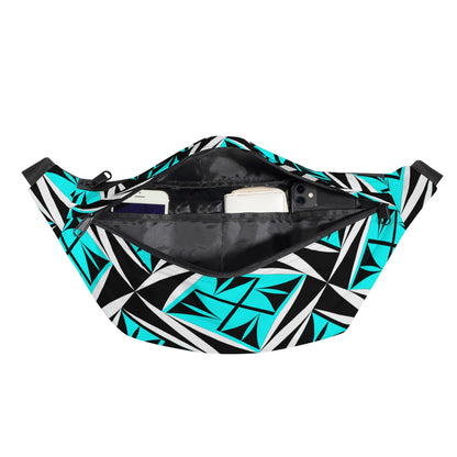Sacred Winds in Turquoise Fanny Pack