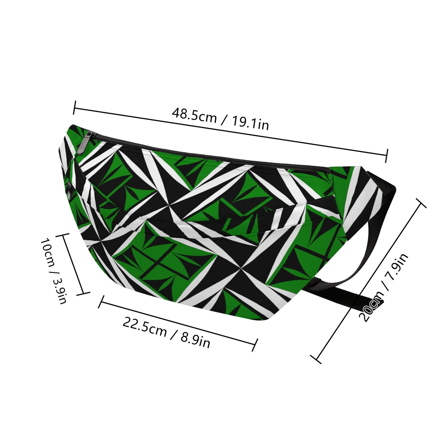 Sacred Winds in Green Fanny Pack
