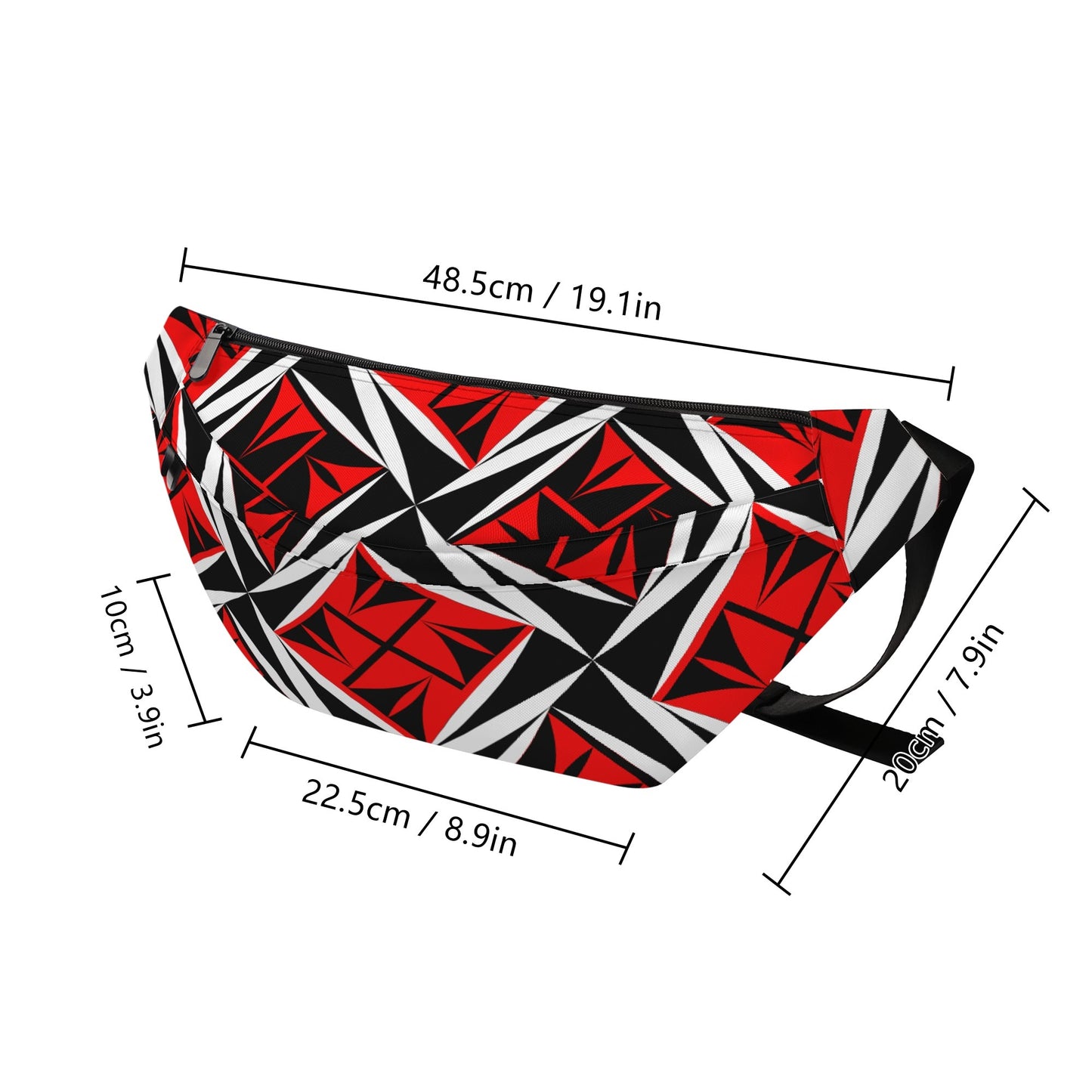 Sacred Winds in Red Fanny Pack