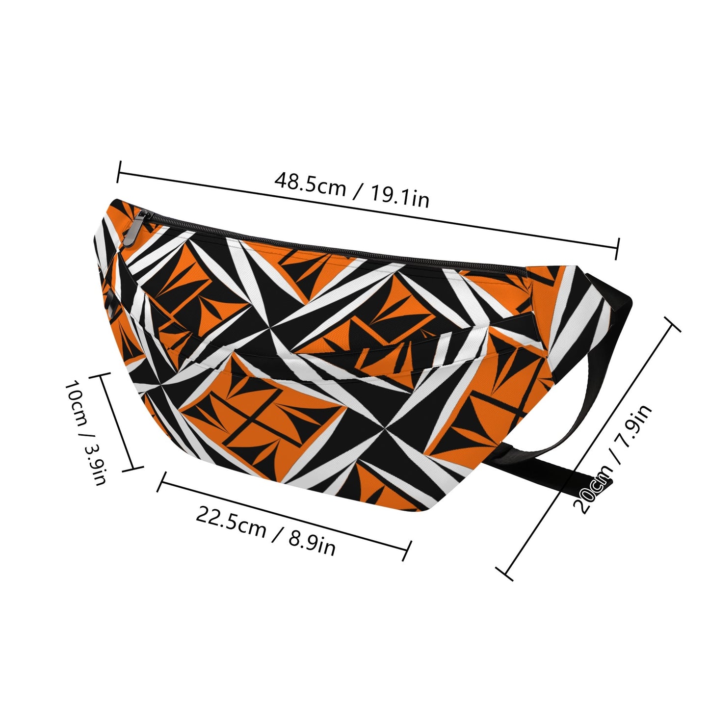 Sacred Winds in Orange Fanny Pack
