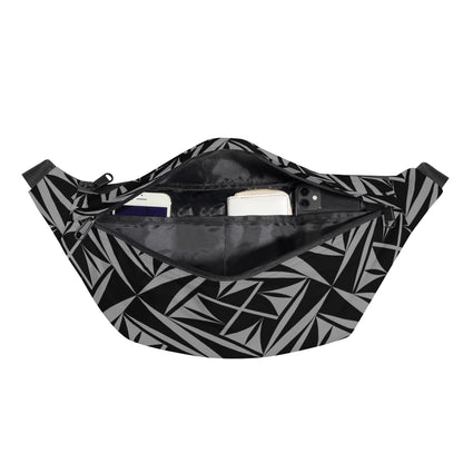 Sacred Winds in Charcoal Fanny Pack
