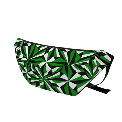 Desert Flowers in Green Fanny Pack