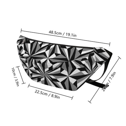 Desert Flowers in Gray Fanny Pack