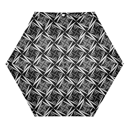 Sacred Winds in Gray - Auto Open & Close Umbrella