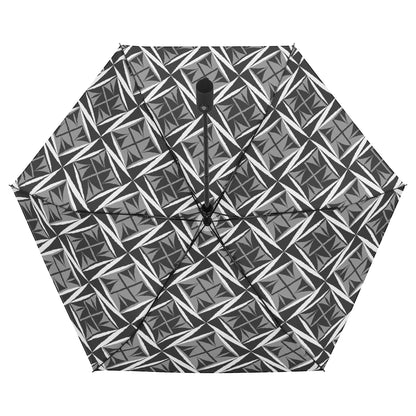 Sacred Winds in Gray - Auto Open & Close Umbrella