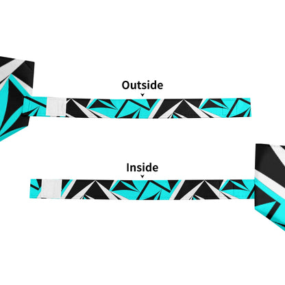 Sacred Winds in Turquoise - Auto Open & Close Umbrella