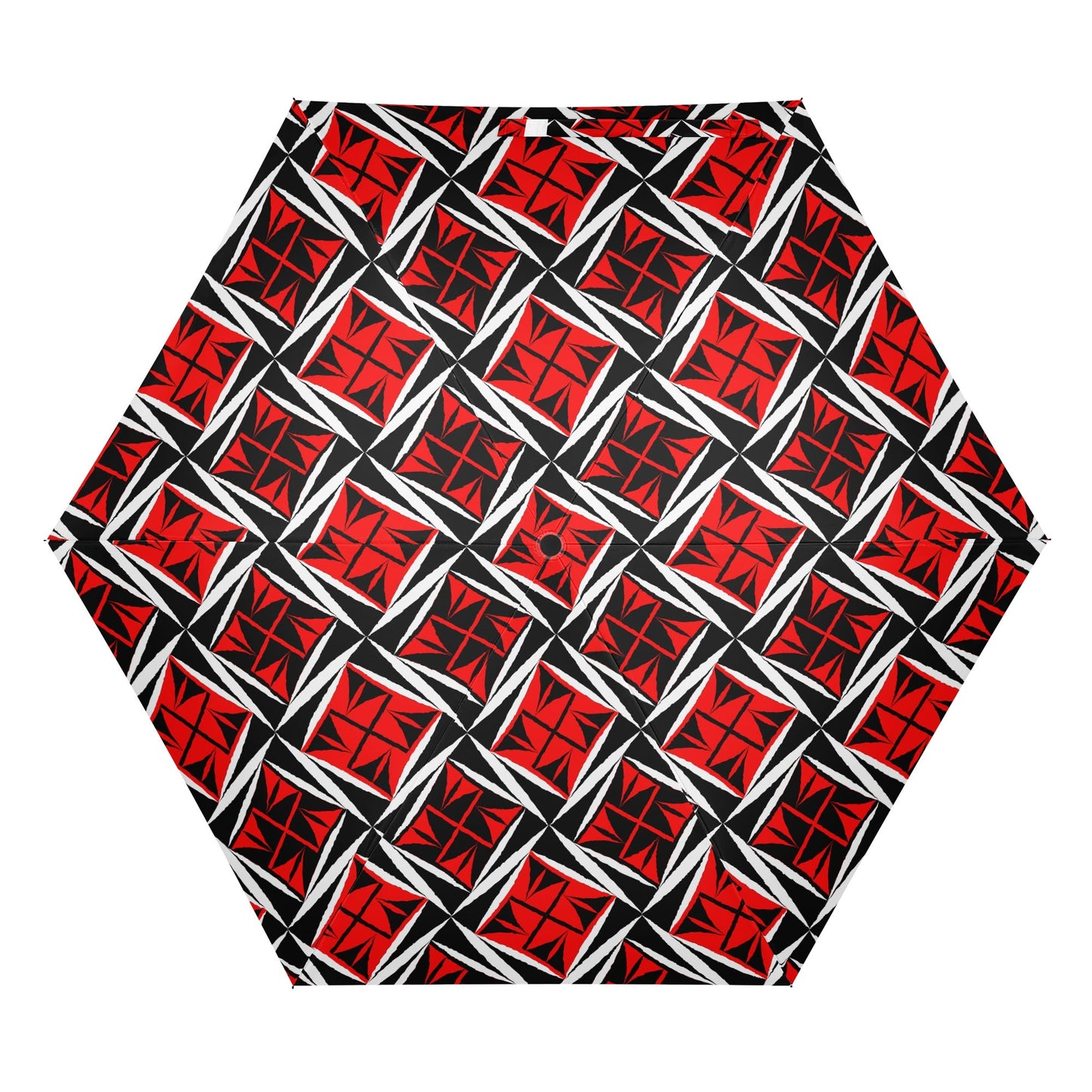 Sacred Winds in Red - Auto Open & Close Umbrella