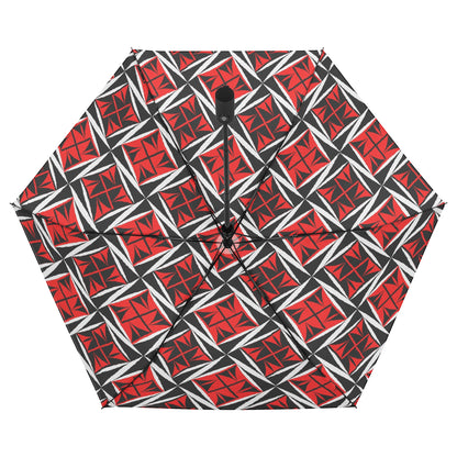 Sacred Winds in Red - Auto Open & Close Umbrella