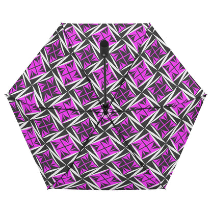 Sacred Winds in Pink - Auto Open & Close Umbrella