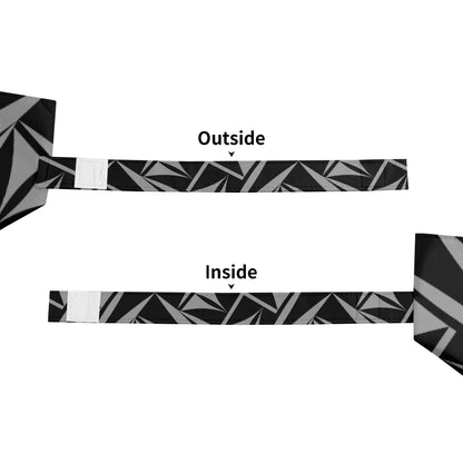 Sacred Winds in Charcoal - Auto Open & Close Umbrella