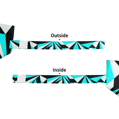 Desert Flowers in Turquoise - Auto Open & Close Umbrella