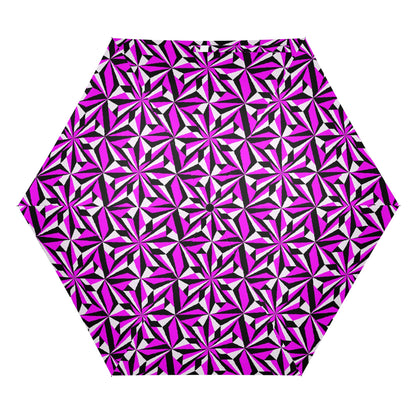 Desert Flowers in Pink - Auto Open & Close Umbrella