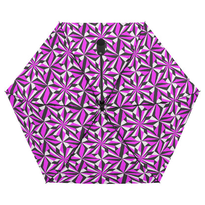 Desert Flowers in Pink - Auto Open & Close Umbrella