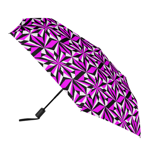 Desert Flowers in Pink - Auto Open & Close Umbrella