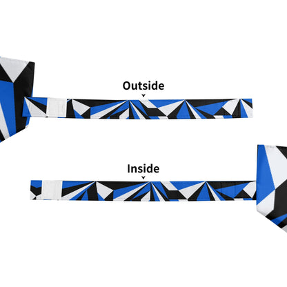 Desert Flowers in Blue - Auto Open & Close Umbrella