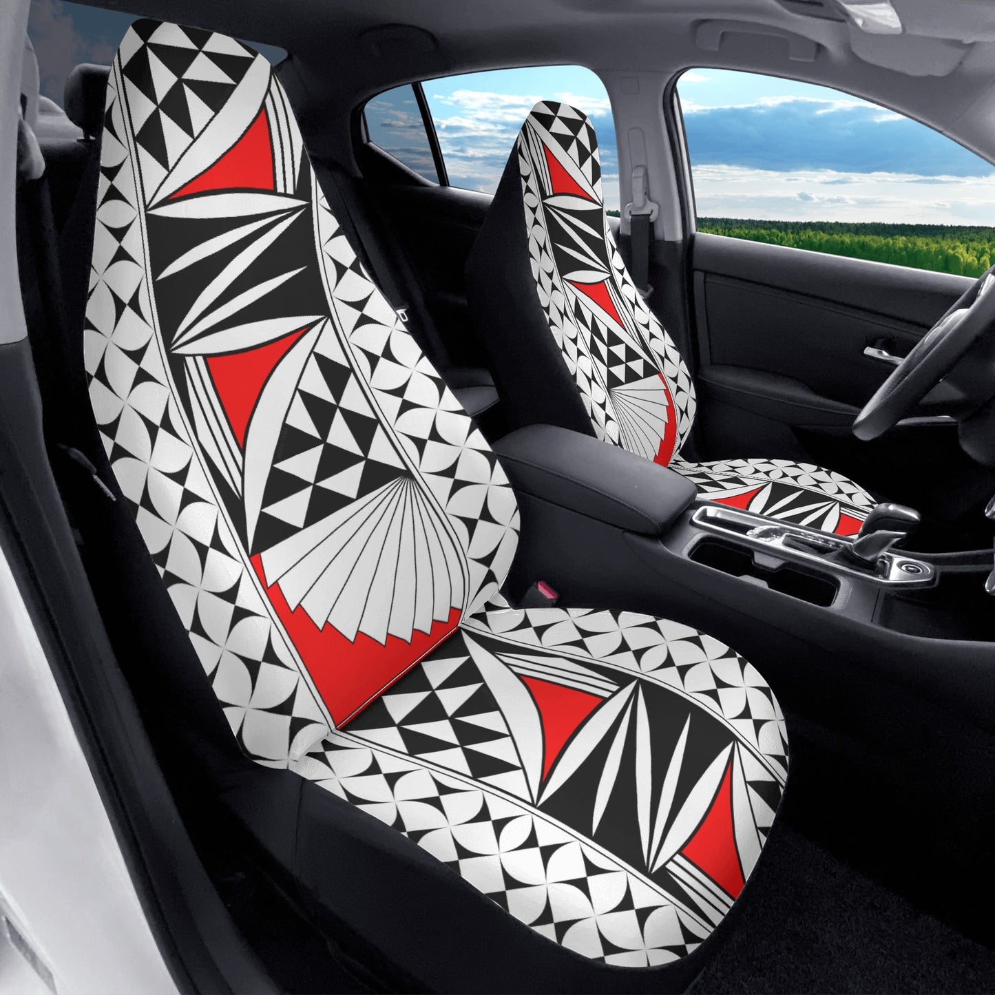 Southwest Sunrise in Red Auto Seat Covers