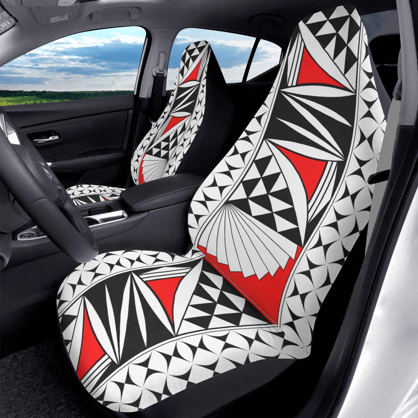 Southwest Sunrise in Red Auto Seat Covers