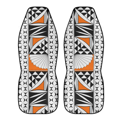 Southwest Sunrise in Orange Auto Seat Covers