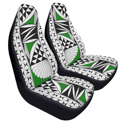 Southwest Sunrise in Green Auto Seat Covers