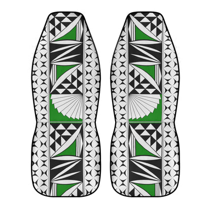 Southwest Sunrise in Green Auto Seat Covers