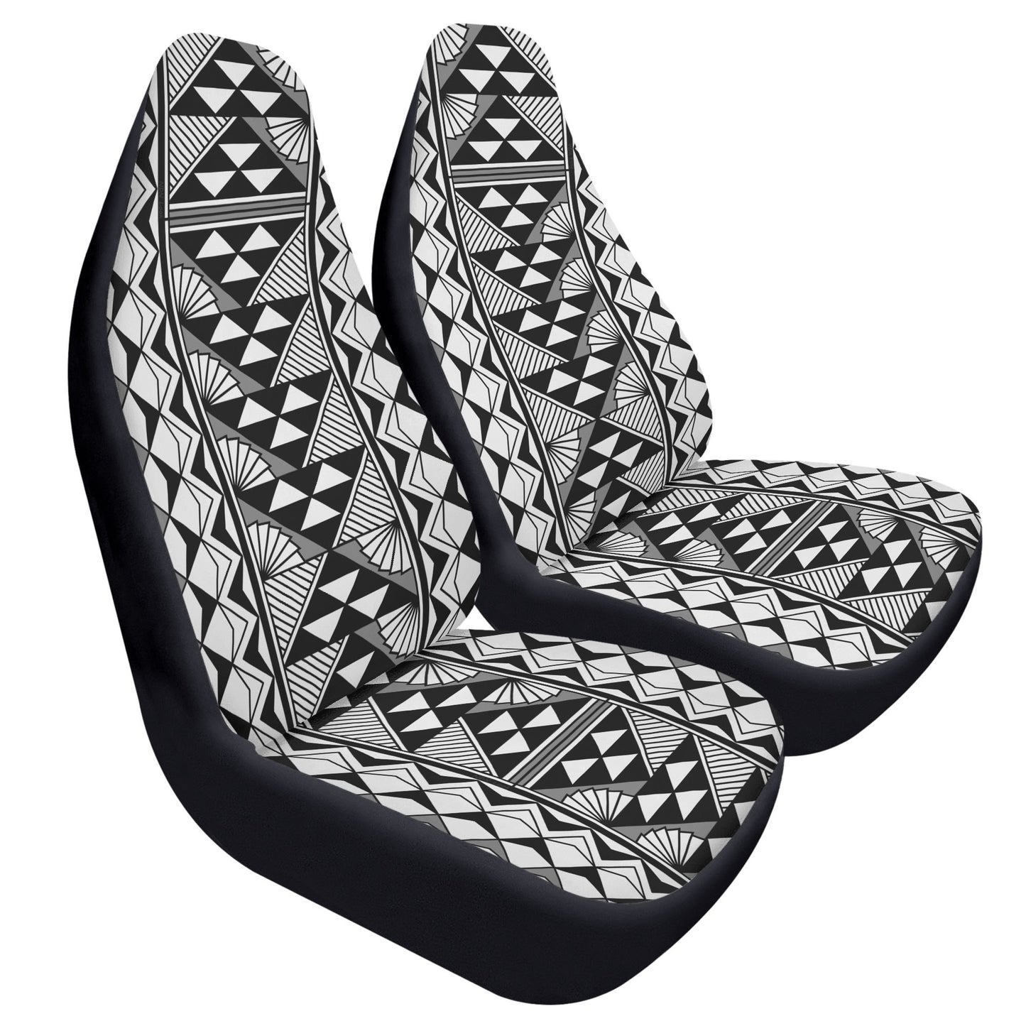 Sun and Rain in Gray Auto Seat Covers