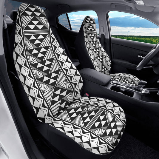 Sun and Rain in Gray Auto Seat Covers