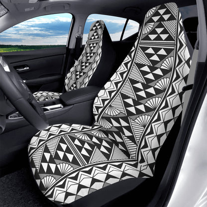 Sun and Rain in Gray Auto Seat Covers