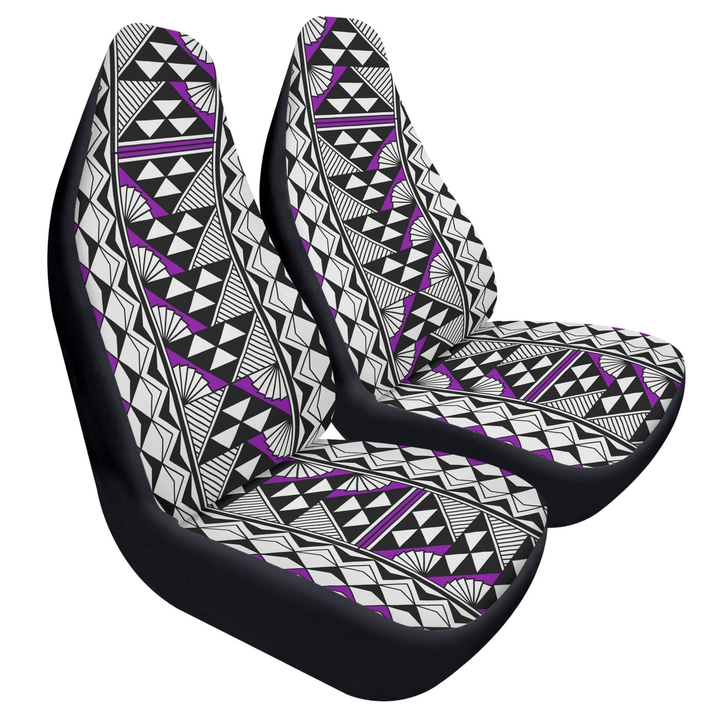 Sun and Rain in Purple Auto Seat Covers